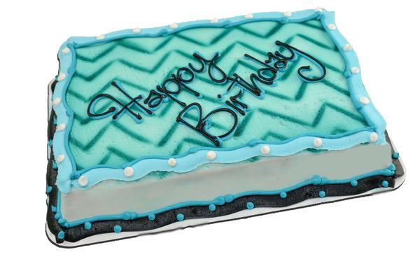 Chevron Airbrush Cake