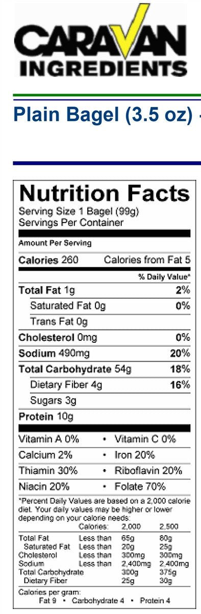 Plain Bagel