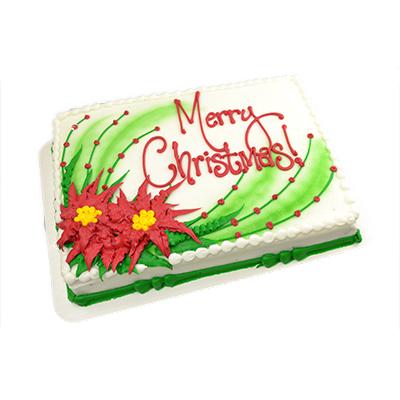 Poinsettia Icing